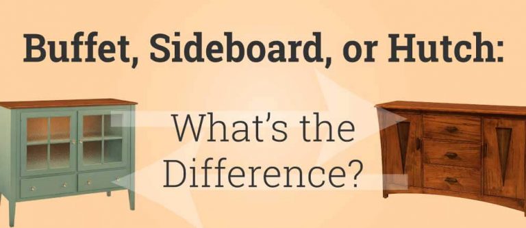 What’s The Difference Between A Buffet And A Sideboard?