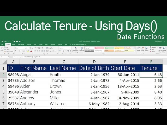 How to Calculate 90 Days Date on Excel
