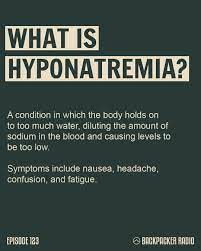 What is hyponatremia?